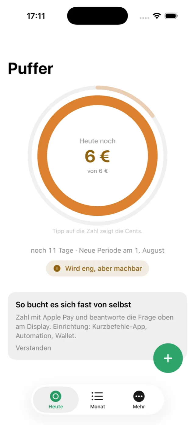 Puffer, Wenn es eng wird