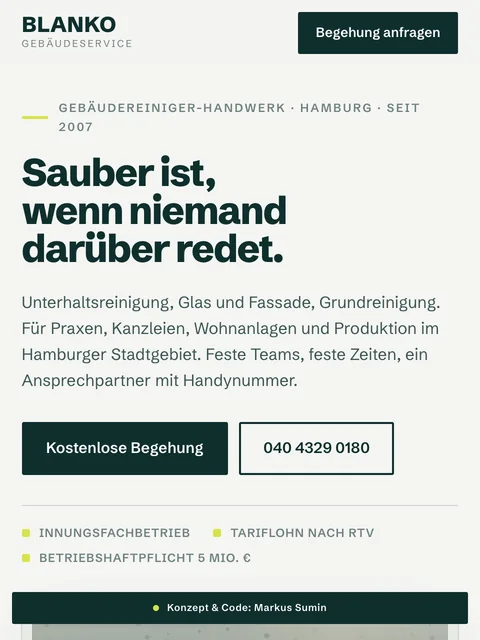 BLANKO, Vorschau