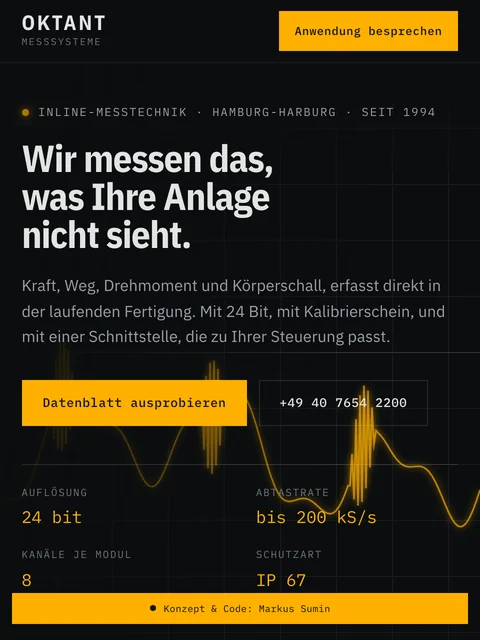 OKTANT, Vorschau
