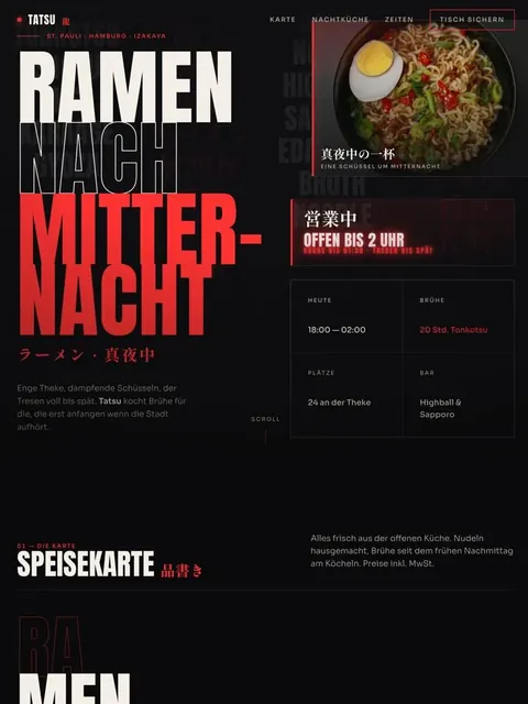 Tatsu, Vorschau