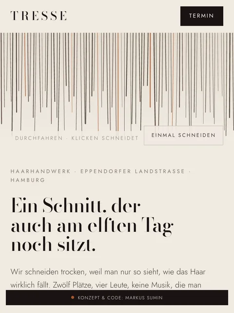 TRESSE, Vorschau